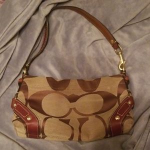 Brown Coach Handbag